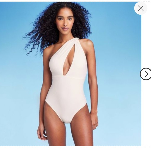 Shade & Shore Other - One Shoulder Plunge Cut Out One Piece Swimsuit - Shade & Shore Size L (12-14)